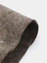 Серый лежак для бани "Скрутка", войлок, 150х50см