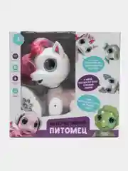 Розовый интерактивная игрушка на радиоуправлении "Питомец", 20 см