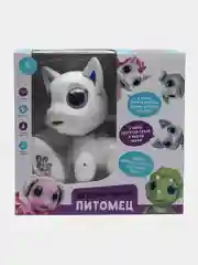 Голубой интерактивная игрушка на радиоуправлении "Питомец", 20 см
