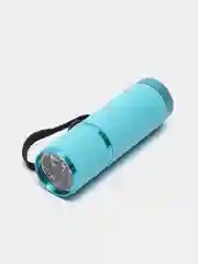 Голубой мини фонарик для сушки ногтей