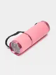 Розовый мини фонарик для сушки ногтей
