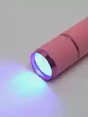 Розовый мини фонарик для сушки ногтей