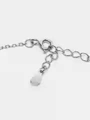Серебряная цепочка, с крестиком сваровски, 925 проба