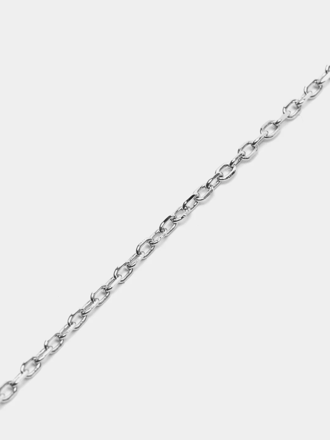 Серебряная цепочка, с крестиком сваровски, 925 проба