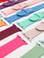 Ремешок для Apple Watch 3, 4, 5, 6, SE, 7, силиконовый