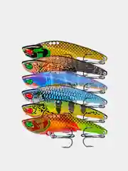 Голубой рыболовная блесна PROBEROS, цикада (cicada), 6,2 см, 12 г, 6 цветов