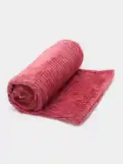 Тёмно-розовый плед "Кубики", 200 х 230 см