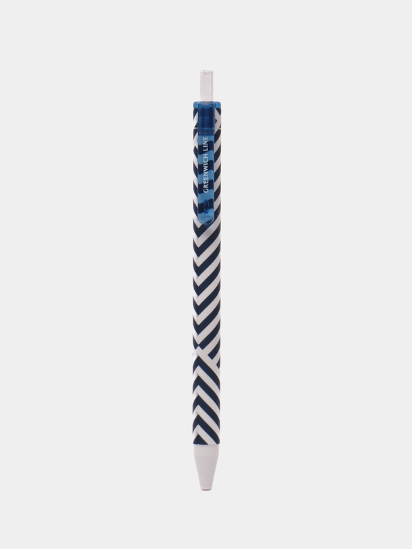 Ручка шариковая автоматическая "Classy stripes", синяя, 0,7 мм
