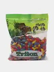 Грунт для аквариума Тритон "Смесь №10", натуральный крупный, 800 г