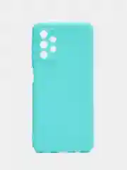 Тёмно-бирюзовый чехол силиконовый на Samsung Galaxy A13, Самсунг Галакси А13 4G, матовый