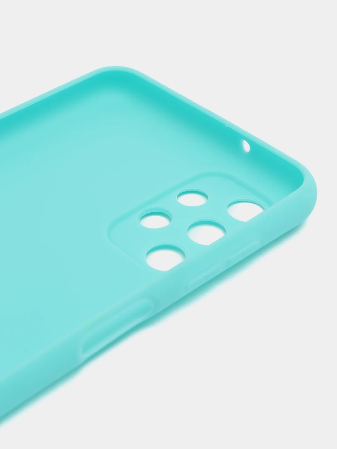 Тёмно-бирюзовый чехол силиконовый на Samsung Galaxy A13, Самсунг Галакси А13 4G, матовый