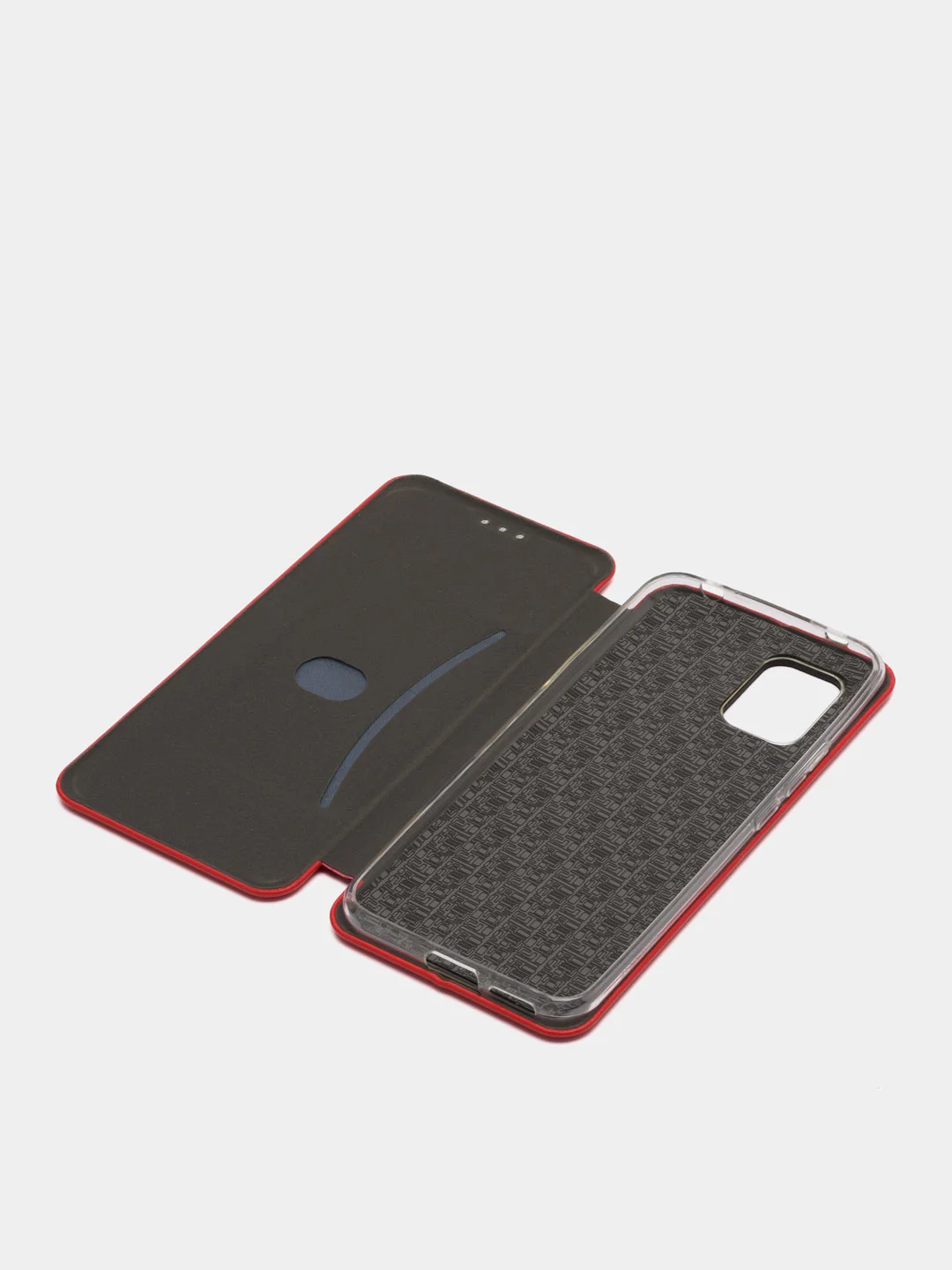 Красный чехол-книжка на Xiaomi Mi 10 Lite, Сяоми Ми 10 Лайт
