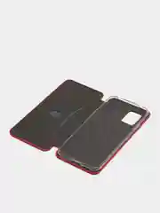 Красный чехол-книжка на Xiaomi Mi 10 Lite, Сяоми Ми 10 Лайт