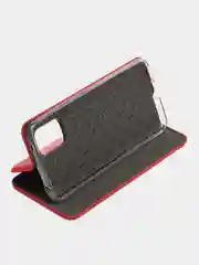 Красный чехол-книжка на Xiaomi Mi 10 Lite, Сяоми Ми 10 Лайт