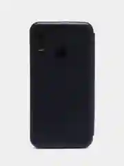 Темно-синий чехол книжка на Huawei Y7 2019, Хуавей У7 2019