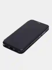 Темно-синий чехол книжка на Huawei Y7 2019, Хуавей У7 2019