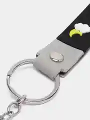 Черный силиконовый брелок для ключей, 4 вида