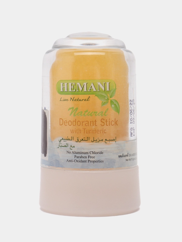 Минеральный дезодорант Hemani Tumeric Куркума, 70 гр