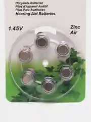 Батарейки для слуховых аппаратов ZeniPower ZA13, A13, PR48, AC13, DA13