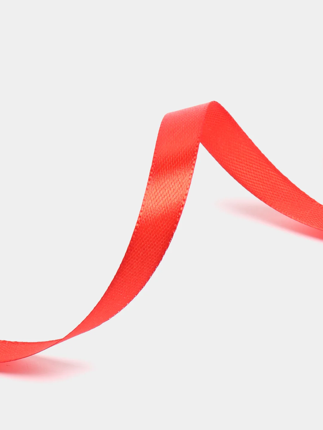 Красный лента атласная 1см узкая атлас 10 мм отрез 2 метра, рулон 22 метра белая красная и др