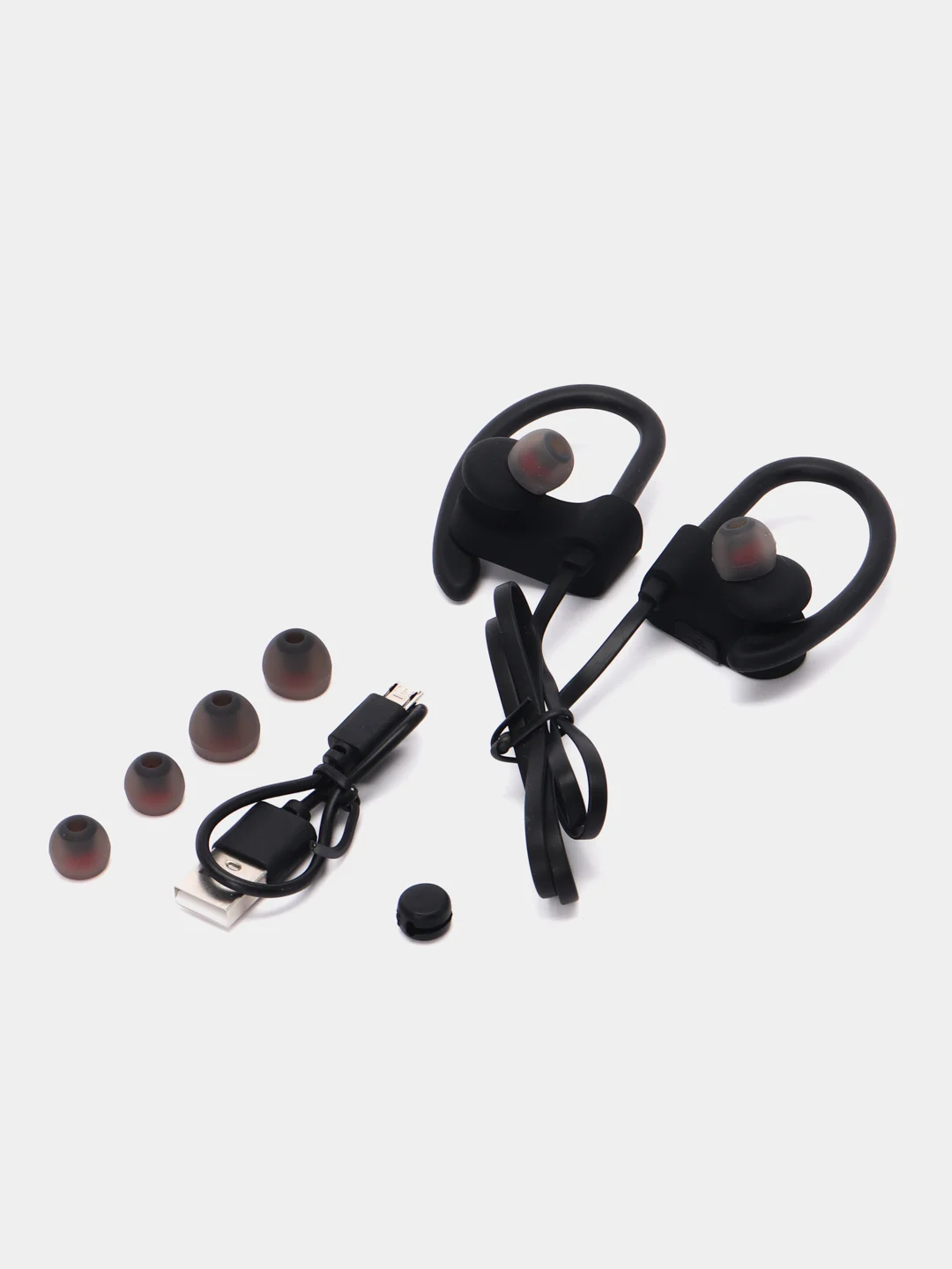 Черный наушники беспроводные, гарнитура, спортивные с ободком U8 Wireless motion headset