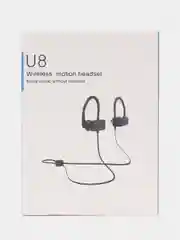 Красный наушники беспроводные, гарнитура, спортивные с ободком U8 Wireless motion headset