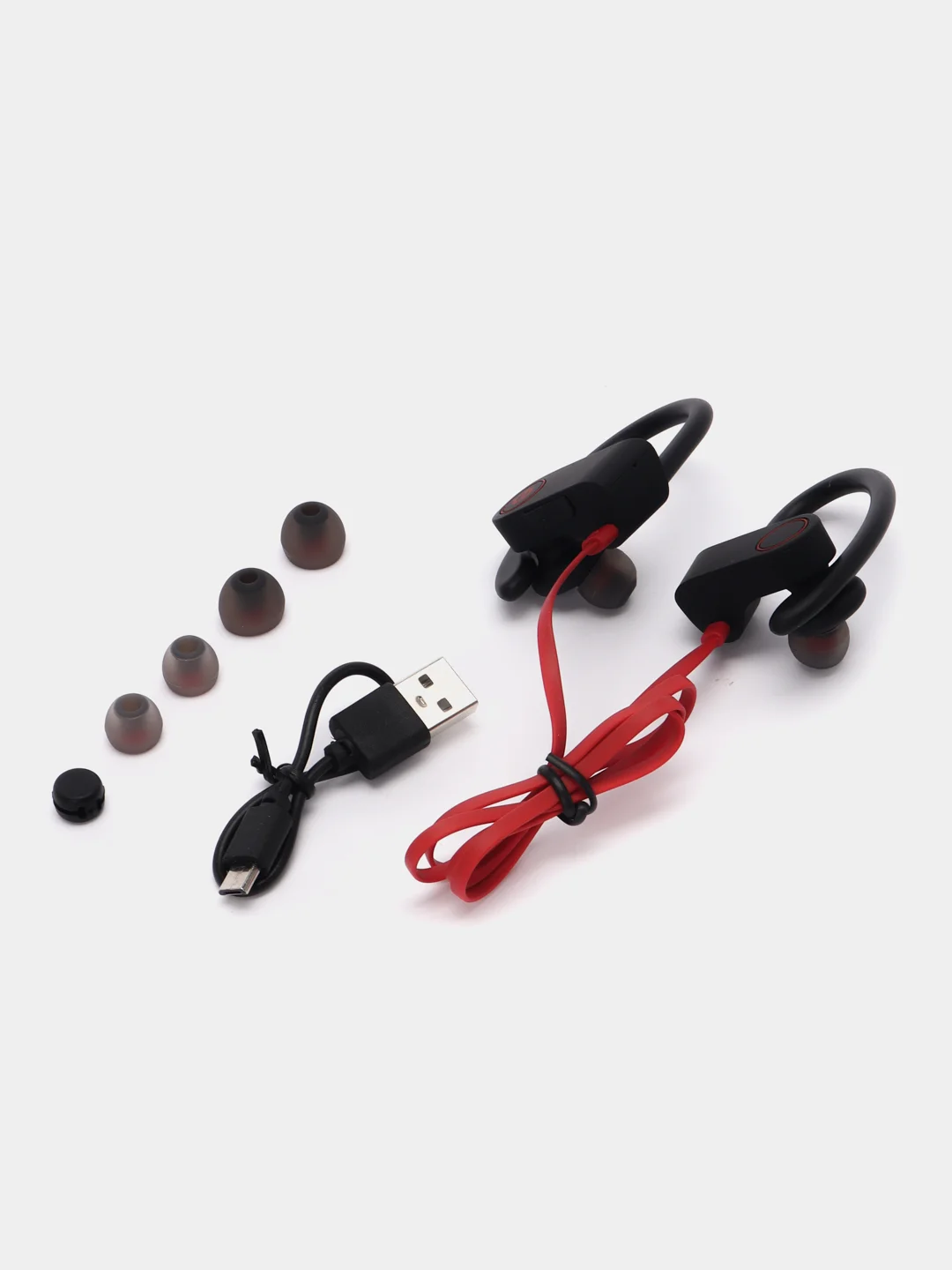 Красный наушники беспроводные, гарнитура, спортивные с ободком U8 Wireless motion headset