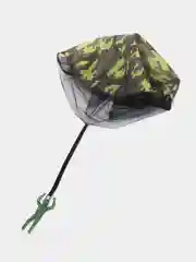 Тёмно-зелёный солдатик парашютист детские развивающие игрушки / солдат / парашют