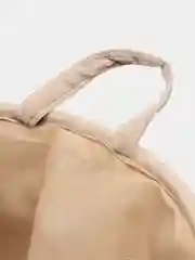 Вельветовая корзина для белья DeNASTIA, 36 х 45 см, молочный