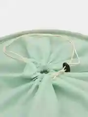 Вельветовая корзина для белья DeNASTIA, 36 х 45 см, зелёный
