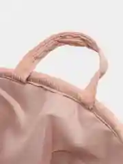 Вельветовая корзина для белья DeNASTIA, 36 х 45 см, розовый