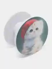 Приглушённый хаки держатель для телефона PopSocket (попсокет) с рисунками