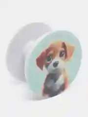 Розовый держатель для телефона PopSocket (попсокет) с рисунками
