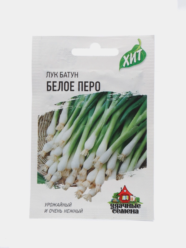 Семена Лук на зелень "Белое перо", 1 г, серия ХИТ х3