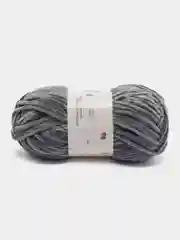 Серый пряжа плюшевая Wolans Bunny Baby (Воланс Банни Бэби), 100% полиэстер, 120 м, 100 г