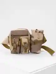 Песочный хаки сумка поясная тактическая