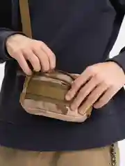 Бежевый сумка поясная тактическая