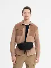 Черный сумка поясная тактическая