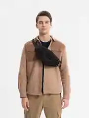Черный сумка поясная тактическая