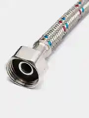 Подводка гибкая для смесителя 1/2 ", М 10 х 35 мм, штуцер-гайка, 2 штуки