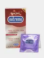 Аметистовый презервативы Extreme тонкие, с различными эффектами и рельефом, латекс, 10-12 штук