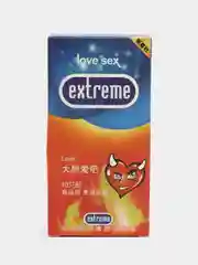 Сиреневый презервативы Extreme тонкие, с различными эффектами и рельефом, латекс, 10-12 штук