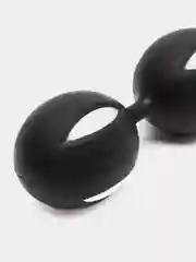 Черный вагинальные шарики "Кегеля"