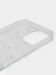 Белый прозрачный чехол для iPhone 11, 12, 13, 14, Pro, Max, силиконовый, блестящий