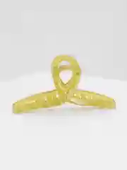 Оливковый заколка-краб для волос