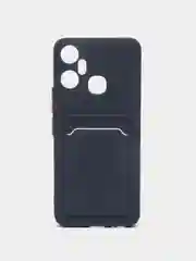 Морской чехол для Infinix Smart 6 Plus, с карманом для карт (Смарт 6 Плюс)
