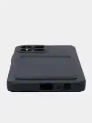Морской силиконовый чехол для Honor X8 4G (Хонор Х8 4г / Икс 8), с карманом для карт, прозрачный
