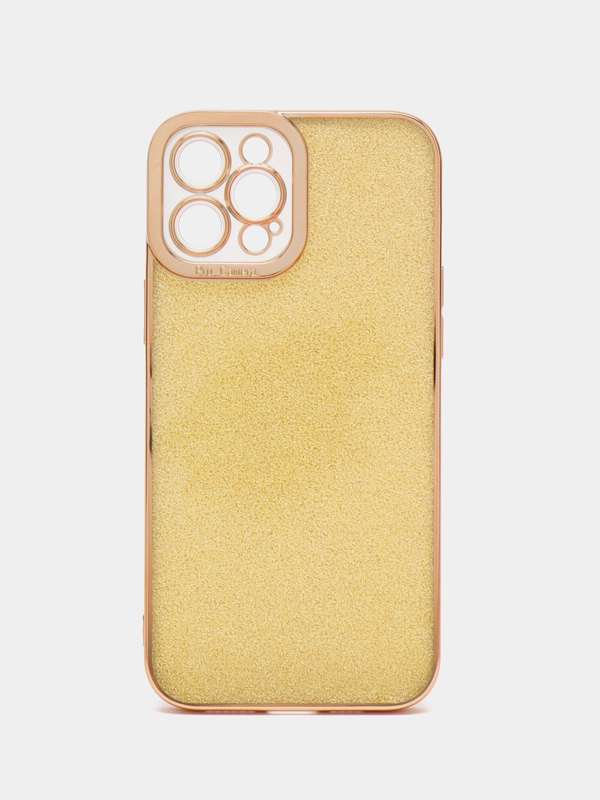 Чехол для iPhone 12, 13, 14, Pro, Max, с защитой камеры, блестящий