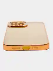 Золотой чехол для iPhone 12, 13, 14, Pro, Max, с защитой камеры, блестящий