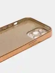 Золотой чехол для iPhone 12, 13, 14, Pro, Max, с защитой камеры, блестящий
